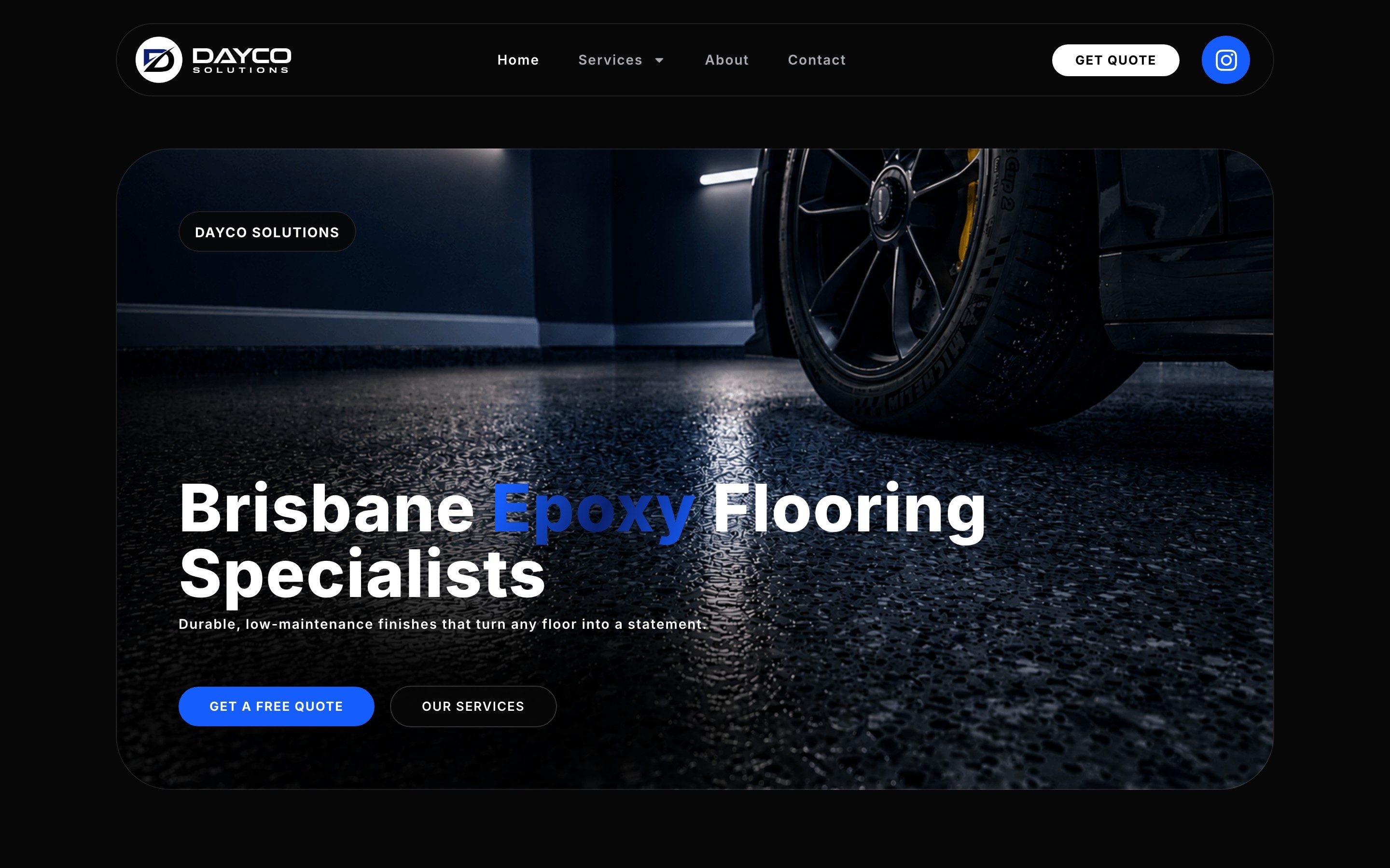 The DAYCO Solutions website