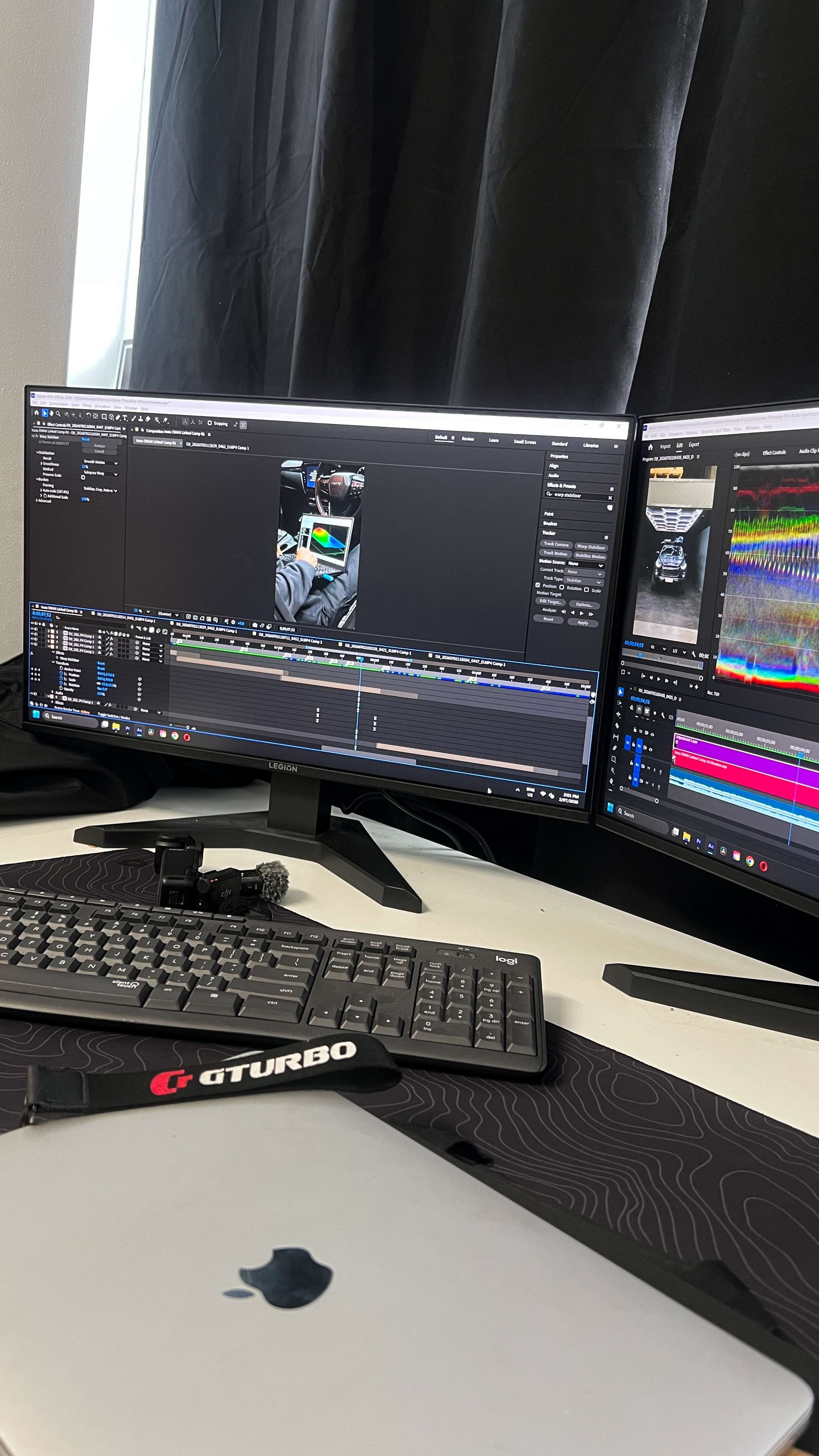 Our design and editing desk