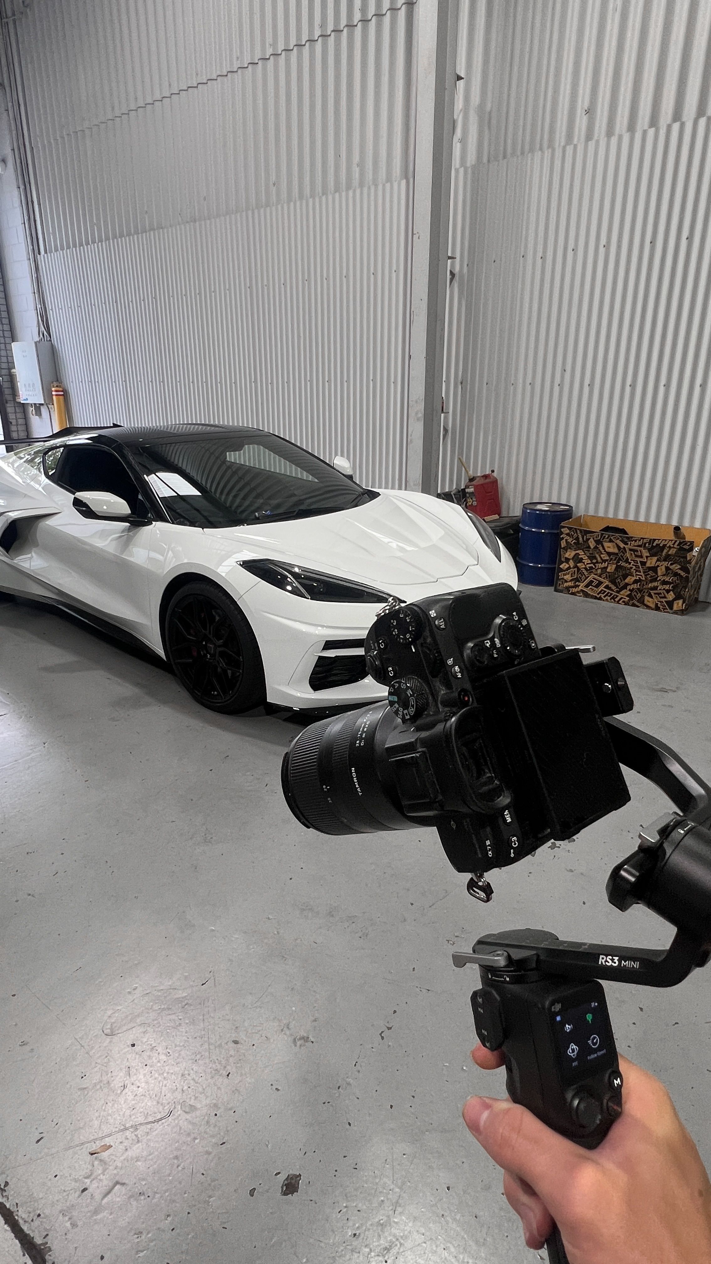 On location with a gimbal and cinema camera