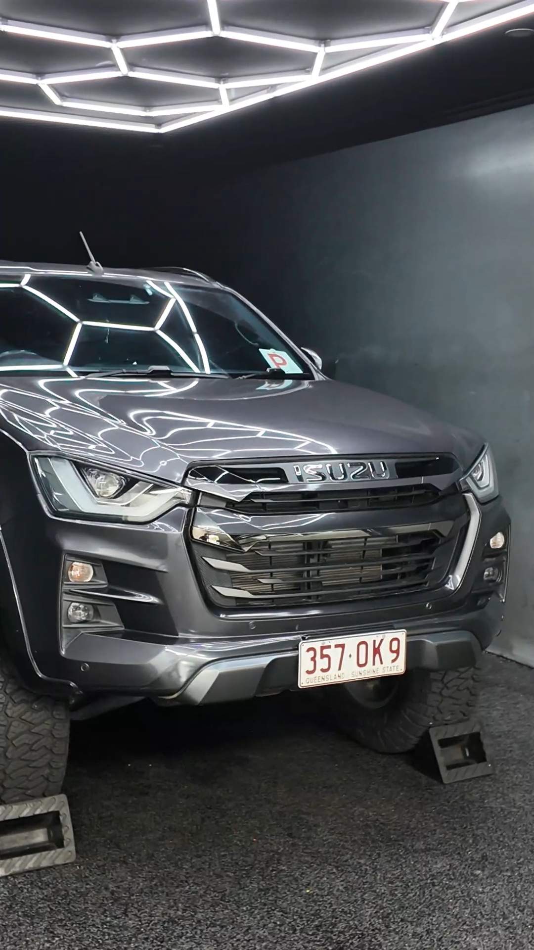 Isuzu D-Max photographed for a client website