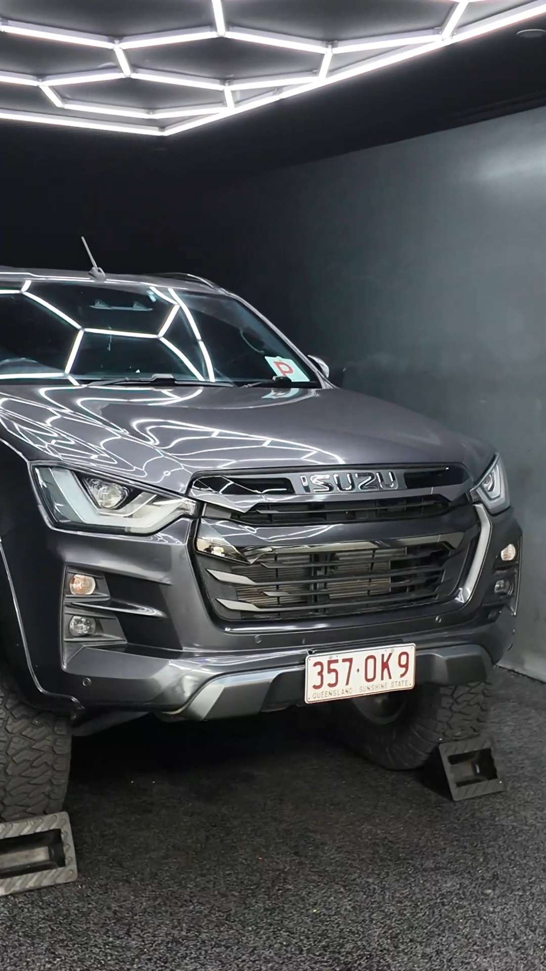 Isuzu D-Max photographed for a client website