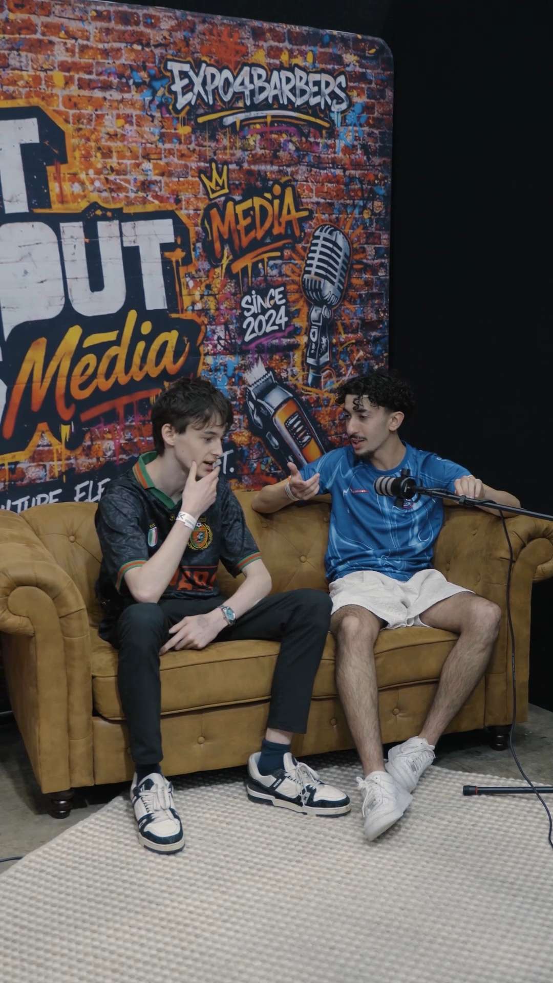 Podcast-style interview at Expo4Barbers